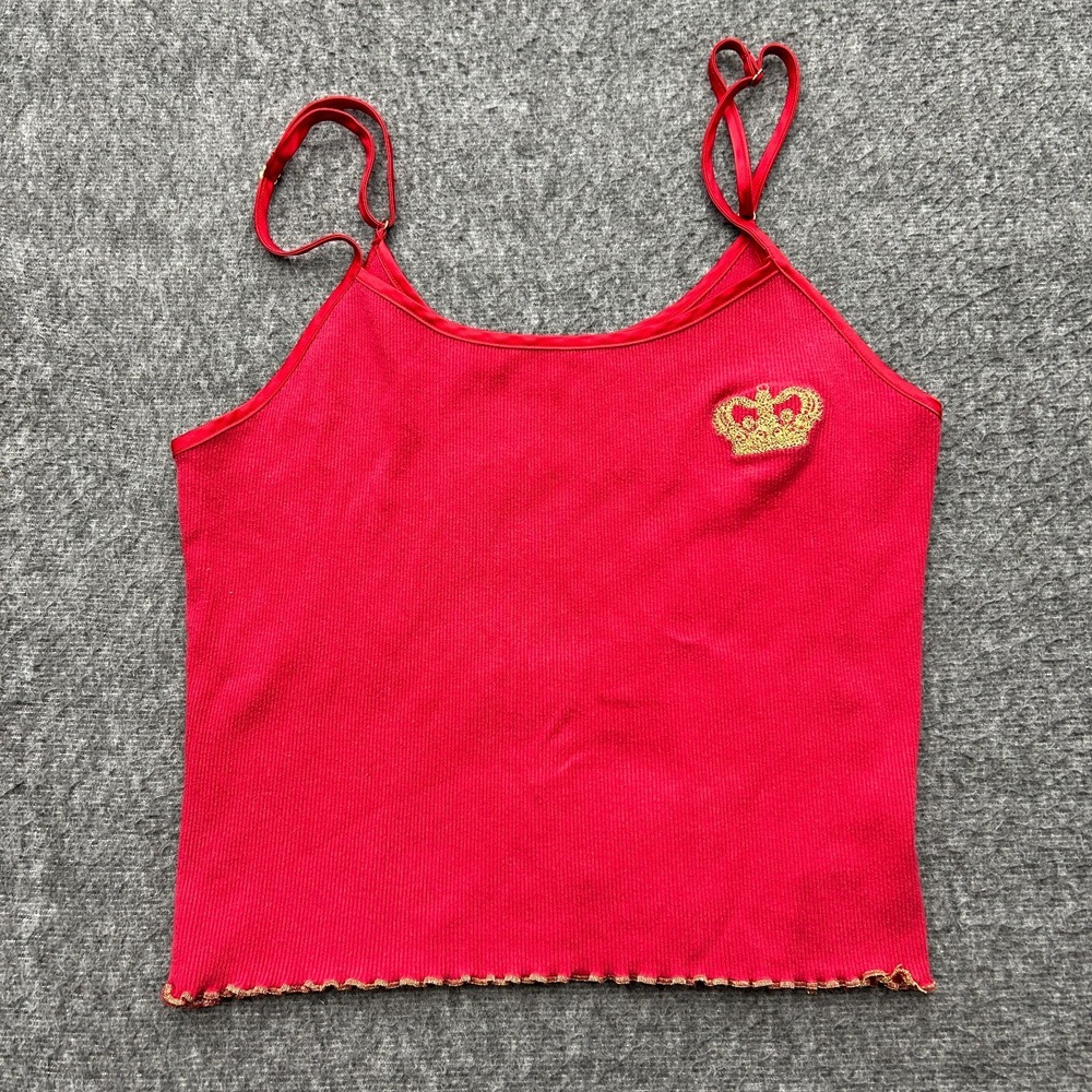Victoria Secret Sleep Shirt Tank Top S Camisole Ribbed Coquette Girly y2k